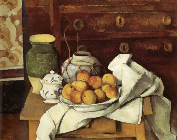 Paul Cezanne Nature morte avec commode Germany oil painting art